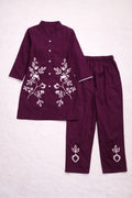 Embroidered Rayon Kurta Set
